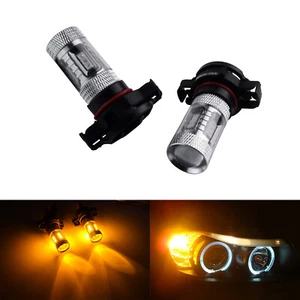 2x PSY24W 5200s 15W LED Turn Signal Indicator Light For BMW 5 Series F11 2010+ - Picture 1 of 12