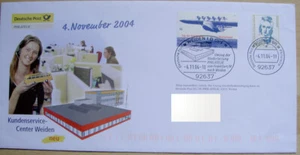 Schmuckbrief, gelaufen, Umzug der Postphilatelie von Frankfurt nach Weiden. - Bild 1 von 5