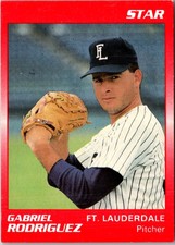 1989 Star Gabriel Rodriguez #80 Fort Lauderdale Yankees Baseball Card