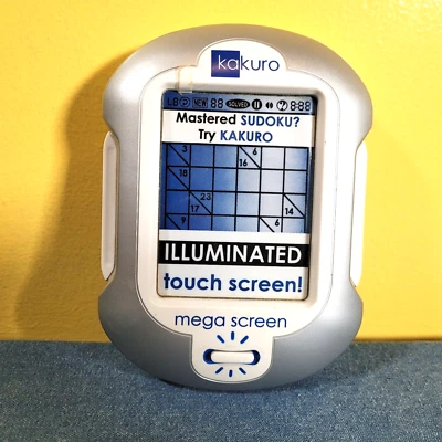Kakuro Mega Screen Techno Source Handheld Travel Game - Image 1 of 4