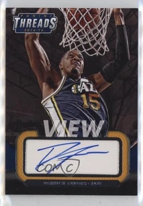 2014-15 Panini Threads View Auto Derrick Favors #5 Auto - Picture 1 of 4