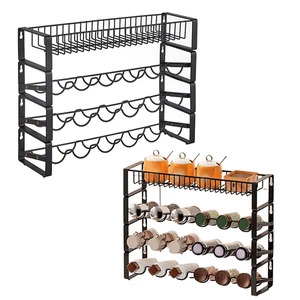 4 Tier Spice rack Kitchen Cupboard Organiser Shelf Storage Free Standing Inside - Picture 1 of 7
