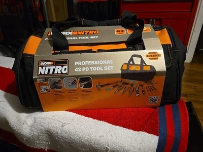 Worx NITRO Professional 42-Piece Tool Set, Rugged Tool Bag - Image 1 of 2