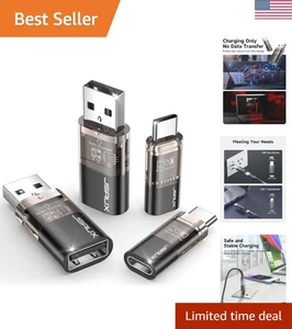 USB & USB C Datenblocker 4er Pack: Sicheres Schnellladen, Schutz vor Hacking - Bild 1 von 9