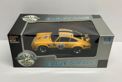1:18 Eagles Race PORSCHE 911 CARRERA RS 2.8L #48 Le Mans 1973 Equipe Sonauto BP - Image 1 of 4