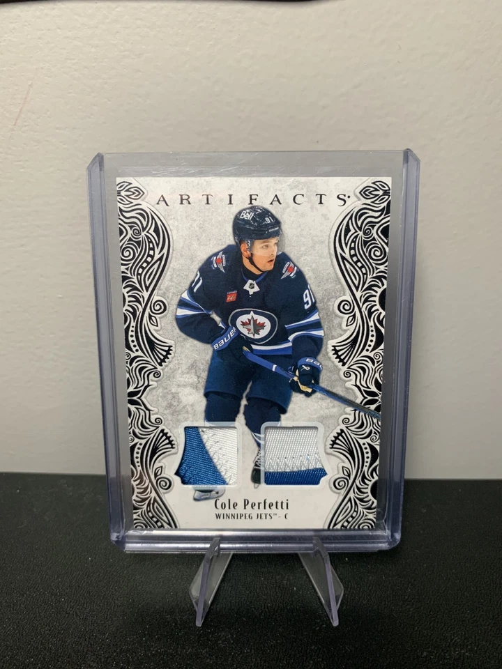 25-26 Artifacts Cole Perfetti Black Materials 2/5 DUAL COLOUR PATCHES - Image 1 of 2