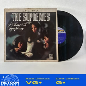 The Supremes - I Hear A Symphony Vinyl LP Very Good Plus (VG+)/Good Plus (G+) - Imagen 1 de 5