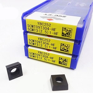 10pcs SCMT09T304-HF YBC252 SCMT32.51 Original ZCC.CT CNC blade carbide inserts - Picture 1 of 3