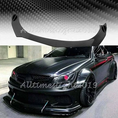 For Chevrolet Impala 2014-2020 Front Bumper Lip Splitter Spoiler Carbon Fiber Foto 1 de 4
