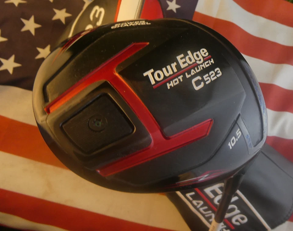NEW! TOUR EDGE HOT LAUNCH C523 Golf Driver 10.5* UST Mamiya 55 Regular Flex + HC - Image 1 of 4