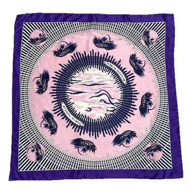 Bufanda vintage Hunting World patrón de aves 34/35 en M.in Italia necesita limpieza Foto 1 de 4