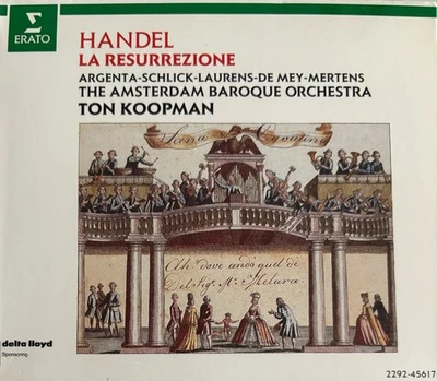 HANDEL - La Resurrezione - Koopman/Amsterdam Baroque Orch 2 x CD Exc Cond! Erato - Image 1 of 2