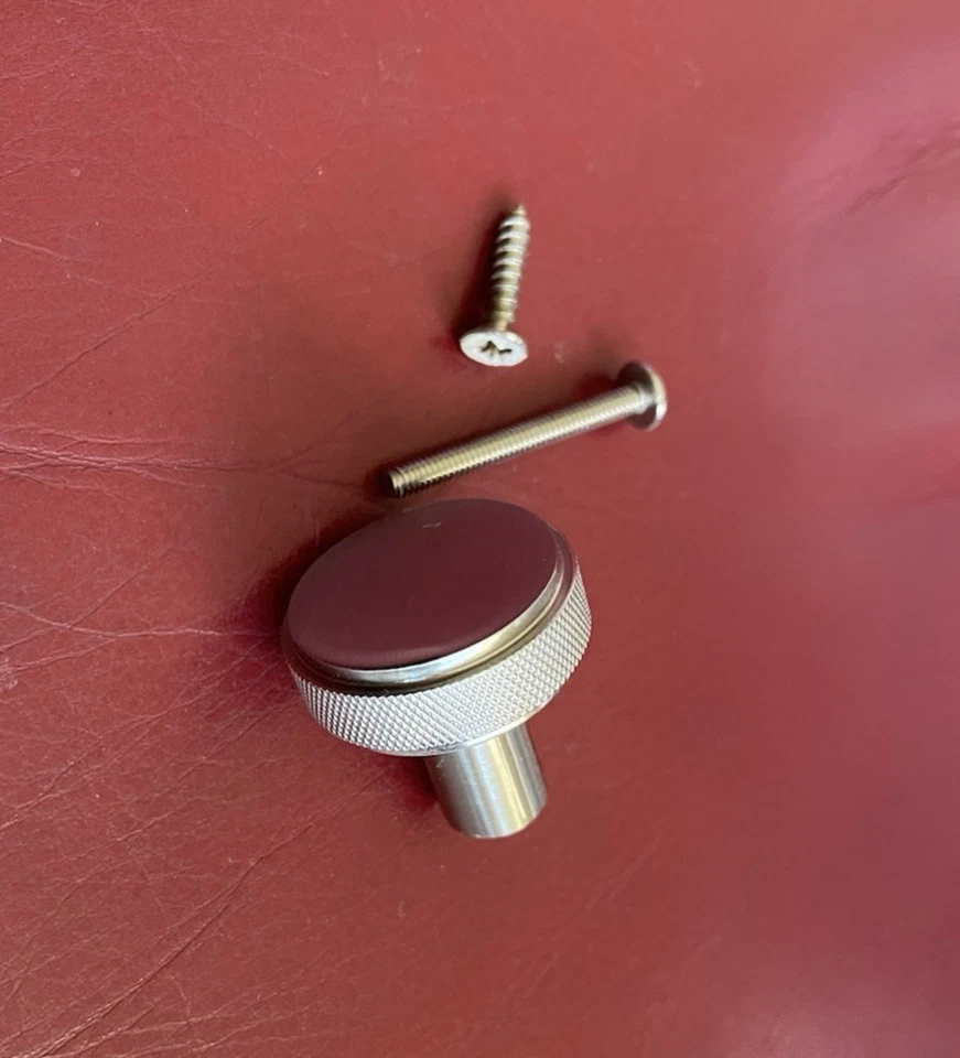 TOTALMENTE NUEVO Restauración Hardware Lambeth Pulido Níquel Perilla 1.25" Foto 1 de 3