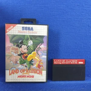 Master System LAND OF ILLUSION (NI) Starring Mickey Mouse REGION FREE Works US - Picture 1 of 7