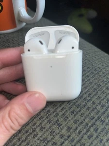 Apple AirPods 2 - 2nd Generation - A1938 AirPods + Case -not Tested - Zdjęcie 1 z 3