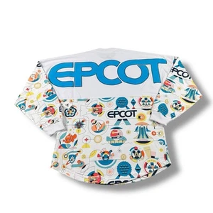 NWT Disney Epcot Reimagined Attractions & Experiences AOP Spirit Jersey Adult XS - Picture 1 of 10
