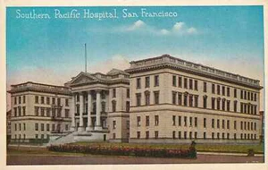 Postal California Southern Pacific Hospital San Francisco sin publicar - Imagen 1 de 2