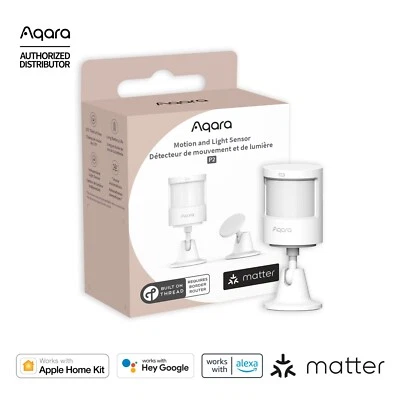 Aqara Motion and Light Sensor P2 - Matter, Thread, Apple HomeKit, Alexa, Google - Image 1 of 4