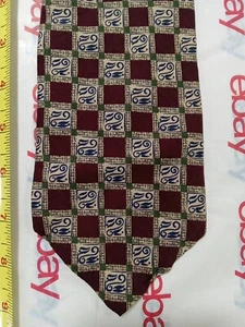 ROT/GRÜN/BLAU QUADRATISCH KENNETH COLE NEW YORK SEIDE GEBRAUCHT KRAWATTE KRAWATTE - Bild 1 von 6