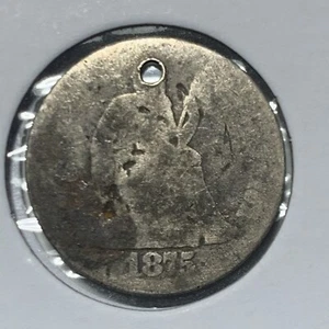1875 Silber Groschen sitzende Freiheit - Bild 1 von 6