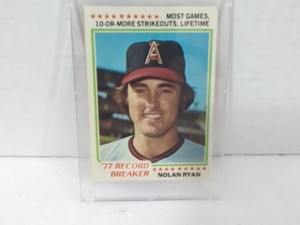1978 Topps - #6 Nolan Ryan Record Breaker