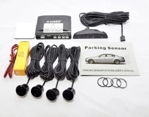 CISBO Rear Parking Reversing KIT 4 sensors Buzzer Alarm & LED display 30 colours - Picture 1 of 8