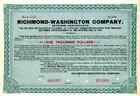 1907 Richmond-Washington Co Interim Specimen Bond Certificate