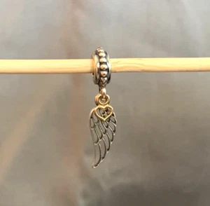 Authentic Pandora Love and Guidance angel wing heart dangle Charm 791389 - Picture 1 of 7