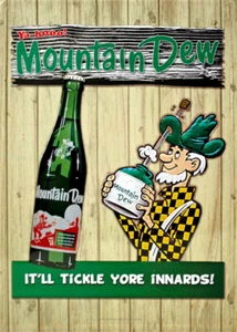 Mountain Dew Vintage Advertisements 8.5x11 Glossy Photo Print - Picture 1 of 1