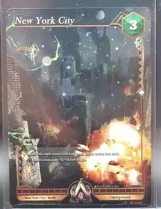 Carta Promo Alpha Clash TCG Kickstarter | NEW YORK CITY | NM - Foto 1 di 4
