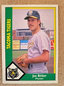 1990 CMC #9 Joe Bitker Tacoma Tigers