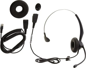 Yealink YHS32 Call Center Mono Headset Noise Cancel w Quick Disconnect - Picture 1 of 5