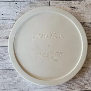 Pyrex 7402-PC Weiß Kunststoff Rund Aufbewahrung Ersatz Deckel Abdeckung USA Geschirrspüler - Bild 1 von 8