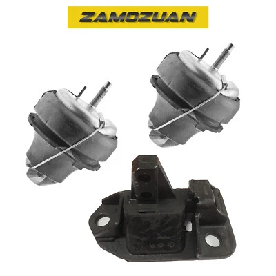 Engine Motor & Transmission Mount Set 3PCS. 1996-1997 for Volvo 850 2.3L, 2.4L - Imagem 1 de 4