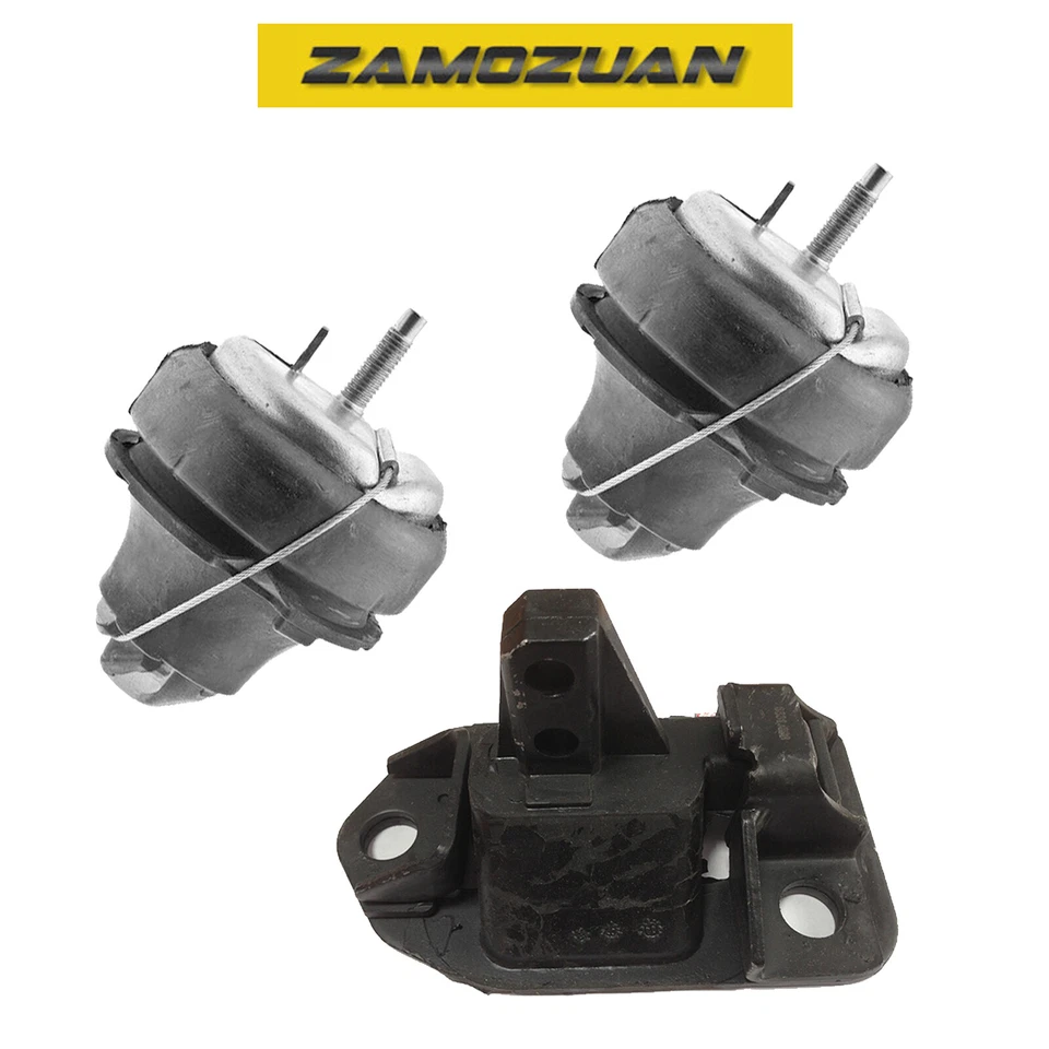 Engine Motor & Transmission Mount Set 3PCS. 1996-1997 for Volvo 850 2.3L, 2.4L - Image 1 of 4