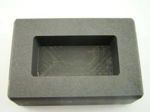 100 Gramm Ag Silberbarren Hochdichte Graphitbarren Form Laib Rechteck - Bild 1 von 4