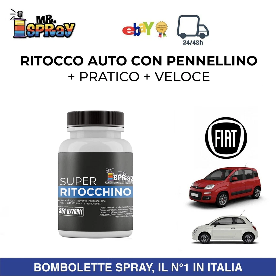 MRSPRAY Ritocco Auto Fiat Alfa Lancia Jeep 268/A Bianco Caldo