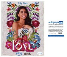 Emeraude Toubia ‘With Love’ Signed Autograph Sexy 8x10 Photo ‘Lily Diaz’ ACOA