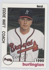 1990 Best Burlington Braves Eddie Watt #12