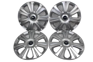 Original Ford Set de Tapacubos 4 Piezas para 16 Pulgadas Llantas Acero 1704581 - Imagen 1 de 3