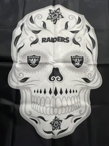 Las Vegas Raiders Sugar Skull Flag 60”x30” - Picture 1 of 2