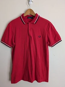 Men's Fred Perry Small Coral Polo Shirt - Picture 1 of 7