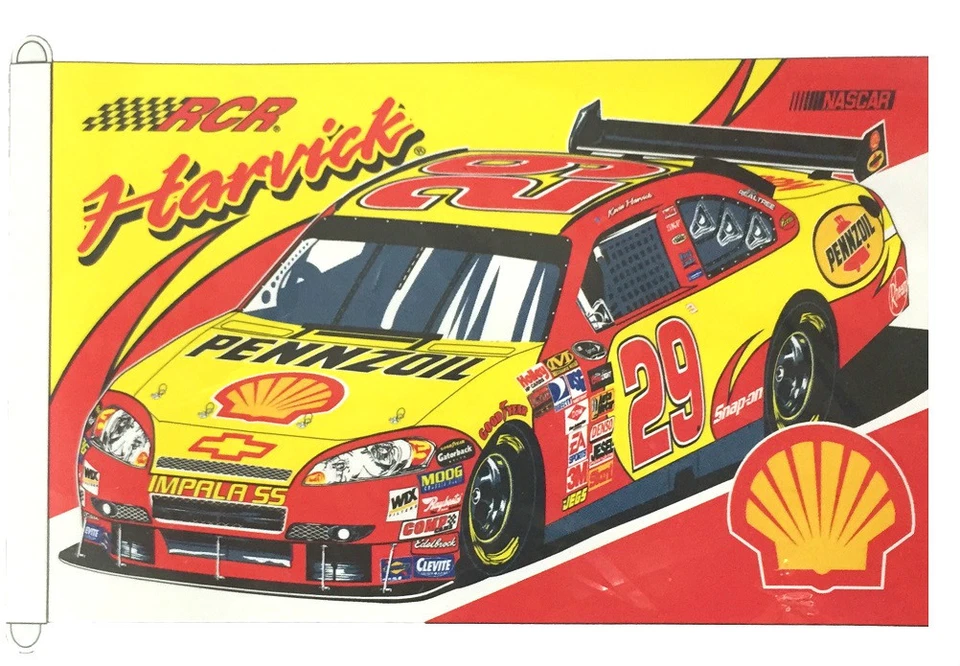 Nascar Kevin Harvick # 29 Wincraft 3' X 5' bandera con anillos en D ¡NUEVO! Foto 1 de 1