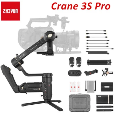 ZHIYUN Crane 3S PRO 3-Axis Handheld Gimbal Stabilizer for DSLR Cinema Cameras  - Image 1 of 4