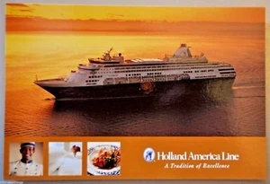 POST CARD HOLLAND AMERICA MAASDAM CRUISE SHIP MAIL POSTAL 2005 HAL 30702227 NM - Picture 1 of 2