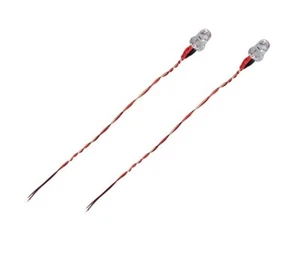 Hubsan X4 H107L H107C-A33 3.7v Red LED Lights Night Flying Light 2 Pack - Picture 1 of 2