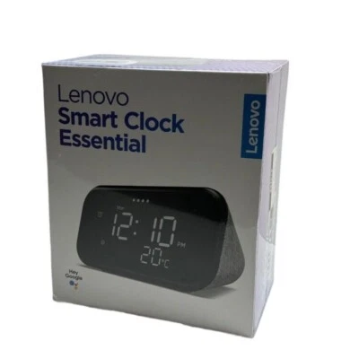 Lenovo Smart Clock Essential With Google Assistant | Hemp Grey - Wifi Connecting - Image 1 of 4