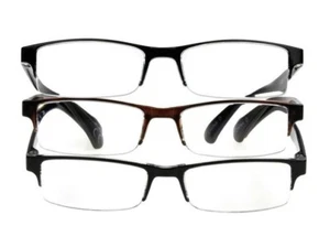 (3 PACK) ESSENTIALS/READERS CHOICE PETE READING GLASSES