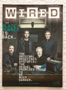 Wired Magazine October 2017 Blade Runner 2049 like new - Picture 1 of 9