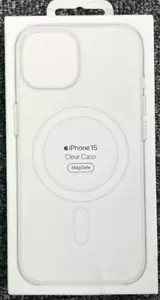 Genuine Apple iPhone 15 Clear Case with MagSafe - Clear - Picture 1 of 2